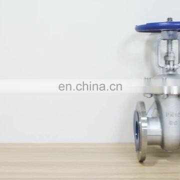 PN16 Cuniform Type Flange Connection SS304 SS316 Body Stainless steel Gate Valve