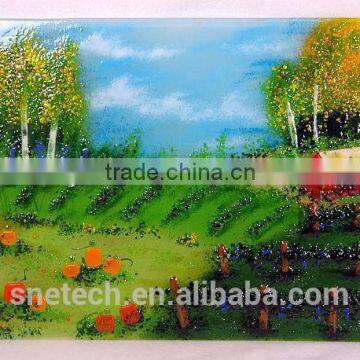 Fused Glass as Interior Wall or Ceiling Decoration photo-2