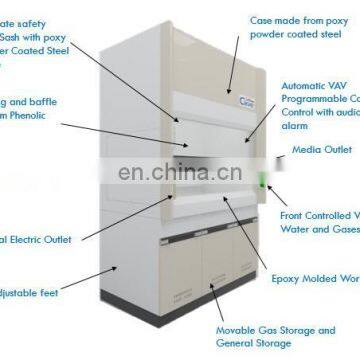Chemical Fume Lab Hood Fume Cupboard Polypropylene Chemical Fume Hood photo-2