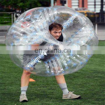 China Inflatable cheap human body bubble ball /inflatable buddy bumper ball for adult & kid