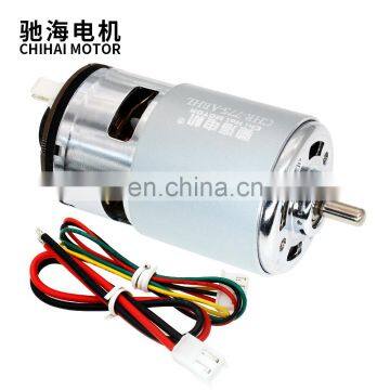 775 DC Motor With Encoder DC 12V-24V Ball Bearing Large Torque High Power Low Noise Hot Sale Electronic Component