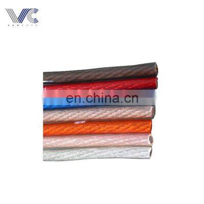 000/00/0/2/4/6/8/10 AWG Transparent Colored PVC car audio power cable wire