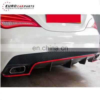 CLA W117 RZ style rear diffuser fit for MB W117 CLA45 carbon fiber w117 CLA rear diffuser