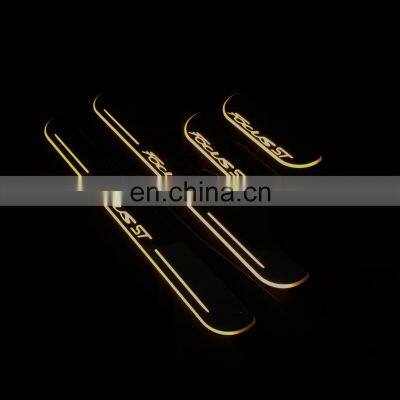 Led Door Sill Plate Strip Welcome Light Pathway Accessories for Focus st Dynamic Sequential Style