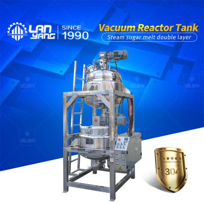 Stainless steel steam heating mixing tank, sugar cooking pot, double heating tank, customized mixer