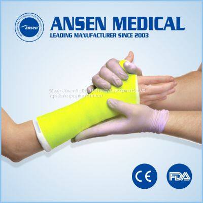 Synthetic Casting Tape Fibercast Medical Supplies Fracture Fiberglass Orthopedic Casts Instead of Paster of Paris