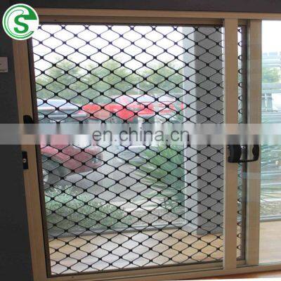 Hot sale elegant single diamond aluminum grill amplimesh screen