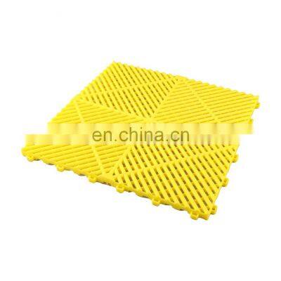 Interlocking Colorful PVC Floor Tile Outdoor Garage Tile