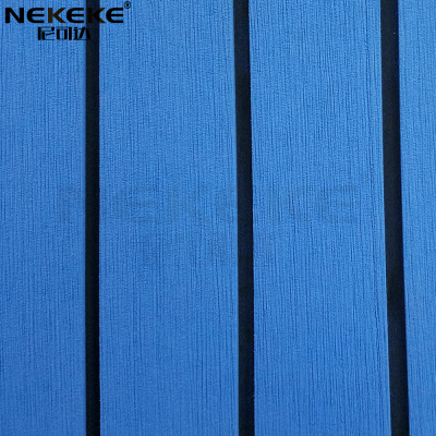 NEKEKE 90*240cm or 120*240cm Blue +Black Seam Line EVA Foam Sheet ship Eva Cheap outdoor decking