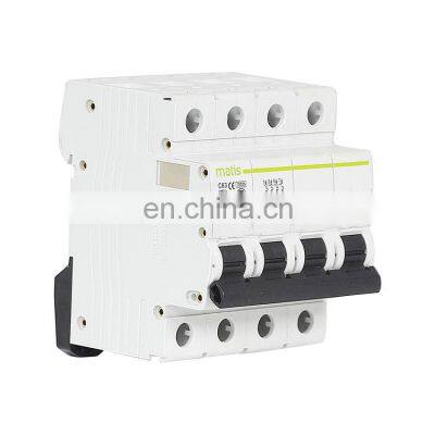 Superior performance  professional design Matis MM50H-4P 380V 50/60hz electrical circuit breakers