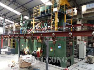 Overhead Rail Shot Blasting Machine