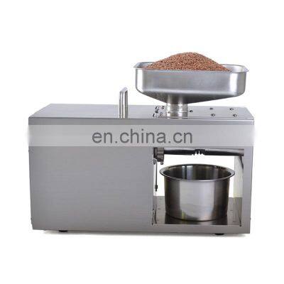 Household and commercial oil press / stainless steel automatic oil press wholesale and retail export  for peanut  price