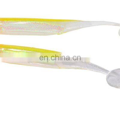 Amazon 3pcs/lot 5g 105mm T Tail Soft Fish Swim Baits Plastic Artificial PVC Soft Lures Fish 3D Rainbow Hollow Fish Bait