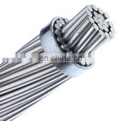 China brand 18.9mm outer dia steel core acsr wolf conductor internet cable conductor  price  acsr