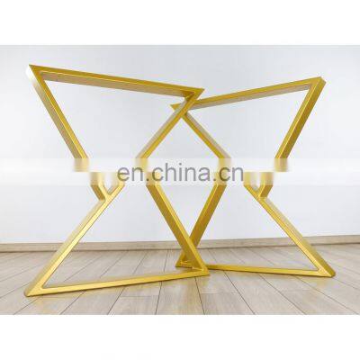 Table Legs Heavy Duty Furniture Office Dinning Desk Cast Iron Steel Coffee Dining Metal Luxury Modern Table Legs Gold For Table