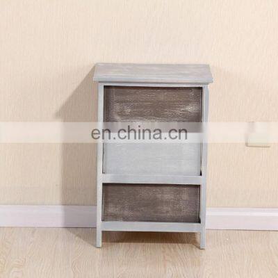 Indoor Solid Wood Vintage 4 Drawers Storage Cabinet photo-3