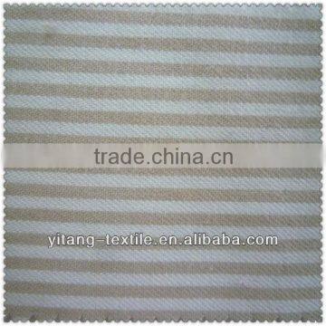 Black white stripe fabric