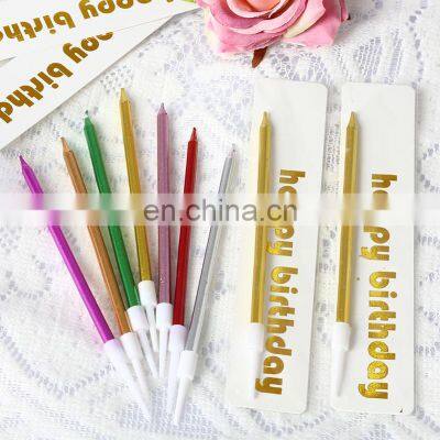 Factory Price Pencil Birthday Candle for Birthday Wedding Cake Decoration Party Decoration Supplies photo-5