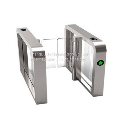 Glass fastlane contactless turnstile/ security speed turnstile gate/ speed barrier gate turnstile