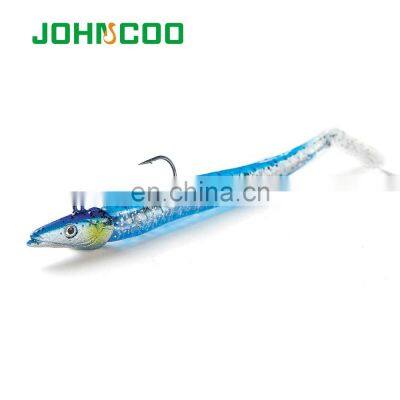 JOHNCOO Jig Head Lure Fishing Lure Soft Bait 2pcs 110mm 10g Wobblers Carp Fishing Soft Lures Silicone Bait Seabass photo-2