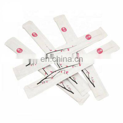 Personalized Package Bamboo Chopsticks With Paper Wrap
