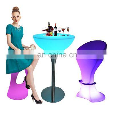 club furniture /16 color changing bar high chair battery operated power color changing illuminated led tall bar chair