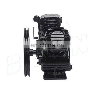 Bison China Exporting 1 Year Warranty 3Hp 2.2Kw 2 Stage Dual 2Head Air Compressor Head Pump