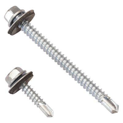 Hexagonal Head Self Drilling Screw With EPDM Assembled Washer photo-2
