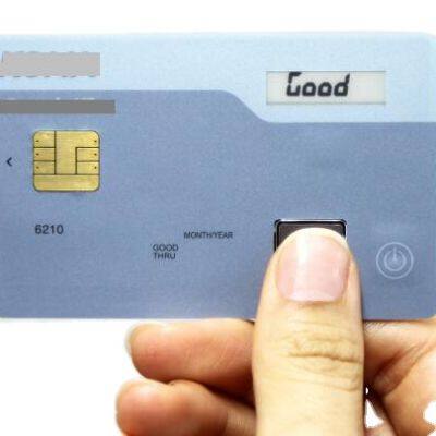 ODM OEM Cold Laminating Technology 13.56mhz PVC Fingerprint Chip Card Biometric Card for Access Control photo-4