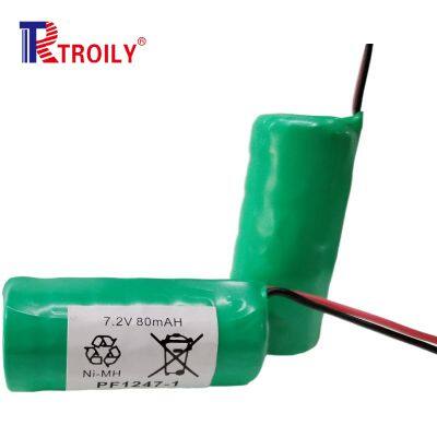 TROILY 4.8V 6.0V 80mAh 110mAh NIMH Button Rechargeable Battery photo-4