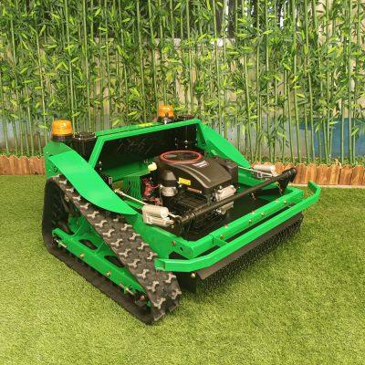 Affordable remotely controlled track-mounted tank lawnmower for sale with best price