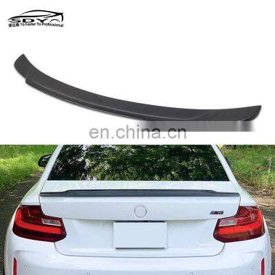 F22 F23 F87 High Quality C74 Style Carbon Fiber Rear Spoiler Truck Spoiler For BMW 2 Series F22 F23 F87 M2