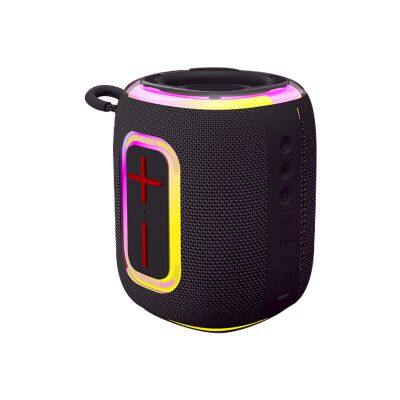 Rgb Dazzling Light Mini Sound Box Speakers Subwoofer Home Theater Active Camping Outdoor Dj Party Fun Riding Hiking