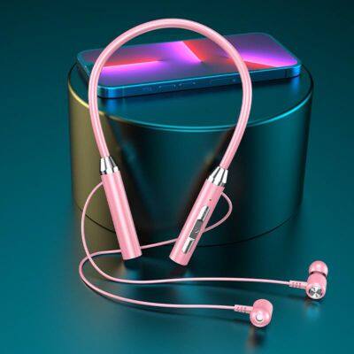 G01 Neck Hanging Wireless Blue-tooth 5.0 Earphones Sports Binaural In-ear Running Headset Waterproof Noise Reduction Headphones