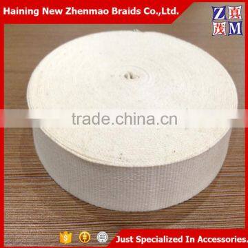 High quality 10/20/30/40/50mm natural cotton webbing