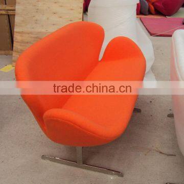 Replica Classic Fiberglass Material Fabric/genuine Leather Double Position/2 Seater Swan Sofa Desined by Arne Jacobsen photo-5