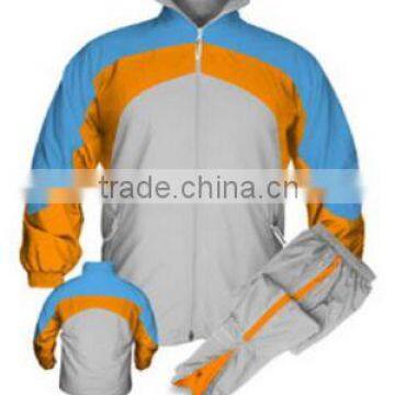 Track Suit in Cream, Yellow & Sky Blue Color