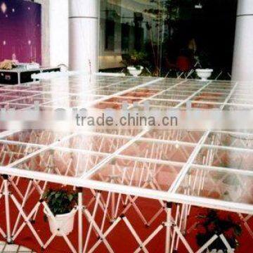 Hot sale glass stage platform