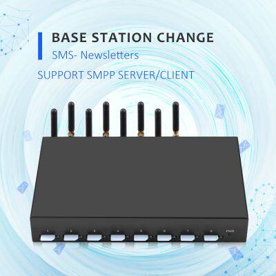 2G M26 SK8-8 Ports 8 SIms 8 Voip Gateway IMEI Change SMS Call Bulk Router Sim box Free Tech Support