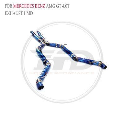 Titanium Exhaust Catback for Mercedes Benz AMG GT/AMG GT GTS GTC/GT63S X290/G63 W463/G63 G500 W464 Electronic Valve Whatsapp+86 18946955156