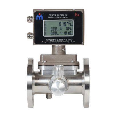 High Accuracy Digital Stainless Steel Natural Gas Flow Meter With Oil Cup
