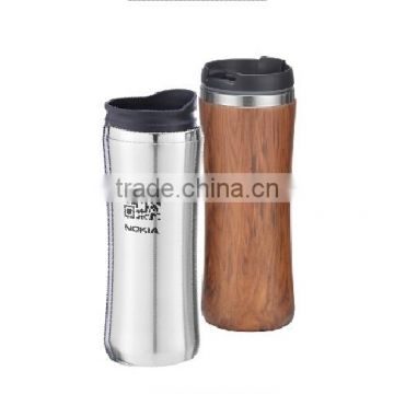 Double wall stainless steel travel mug