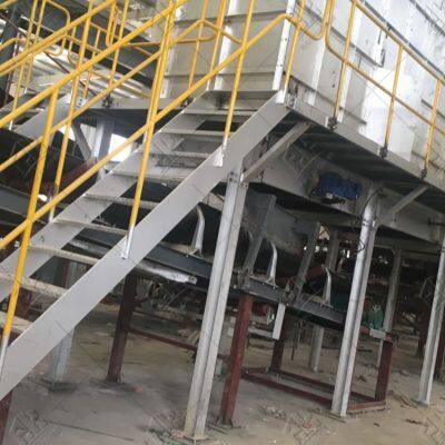 Maquina de clasificación y reciclaje de residuos sólidos municipales. Tamiz de tambor de basura sin eje