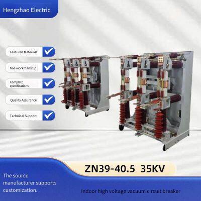 35kv Indoor High Voltage Circuit Breaker Zn39-40.5/1600 Handcart Type High Voltage Vacuum Circuit Breaker in Switchgear