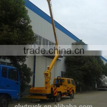 2014 hot sale 14M Dongfeng crew cab hydraulic lift truck