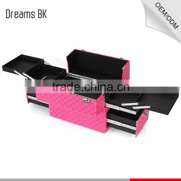 Guangzhou Factory Wholesale Makeup Case Nail Polish Cosmetic Case With Drawer photo-4