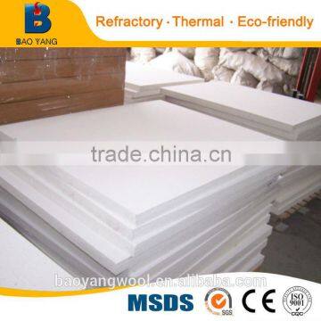 Polished and smooth surface ceramic fiber board