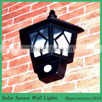 High Quality Solar Garden light LED PIR Motion Sensor Wall Lighting