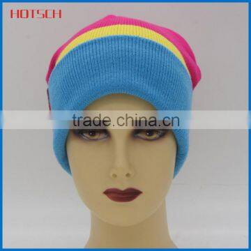 100% Acrylic Fashion Womens Beanie Custom photo-4