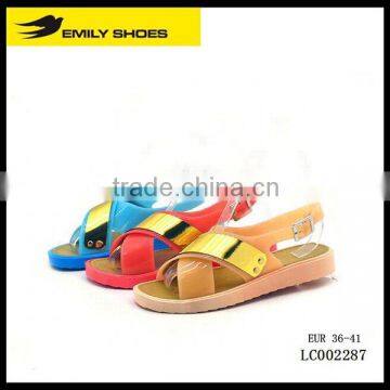 Fashion style pcu lady sandal